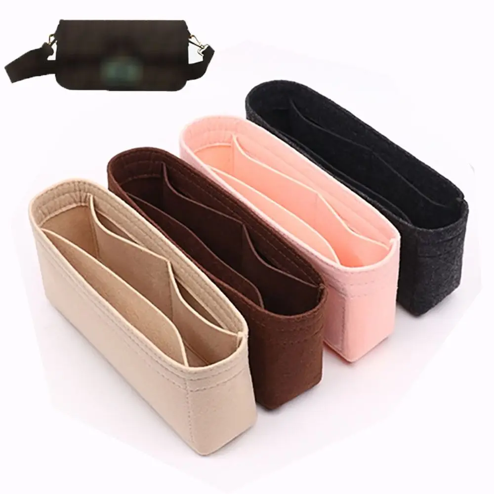 Durable Felt Felt Insert Bag Storage Bag Support Internal Bag Organization Portable Bag Organiser