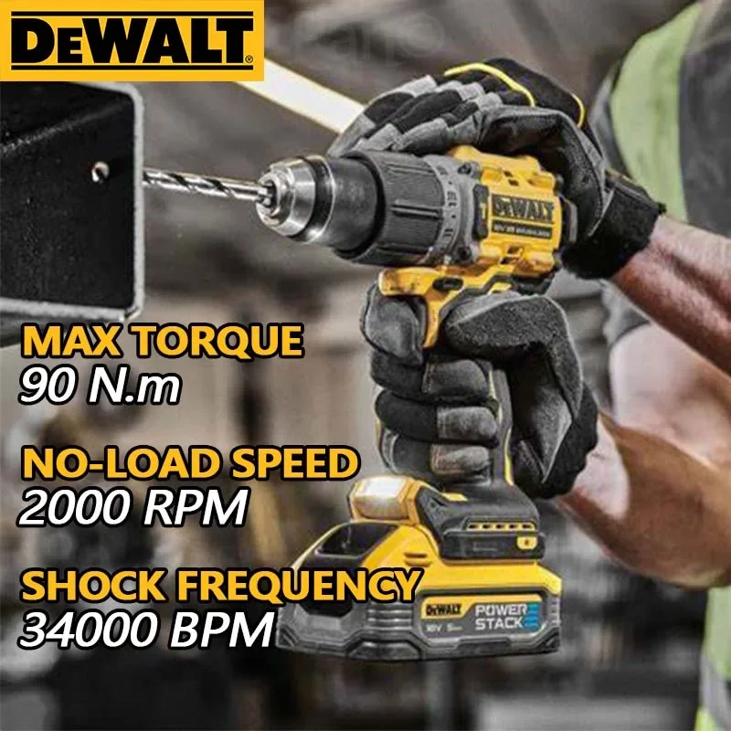 DeWalt Power Tool Electric Drill 20V Brushless Cordless Screwdriver WrenchCompact Drill Drill DCD805 5