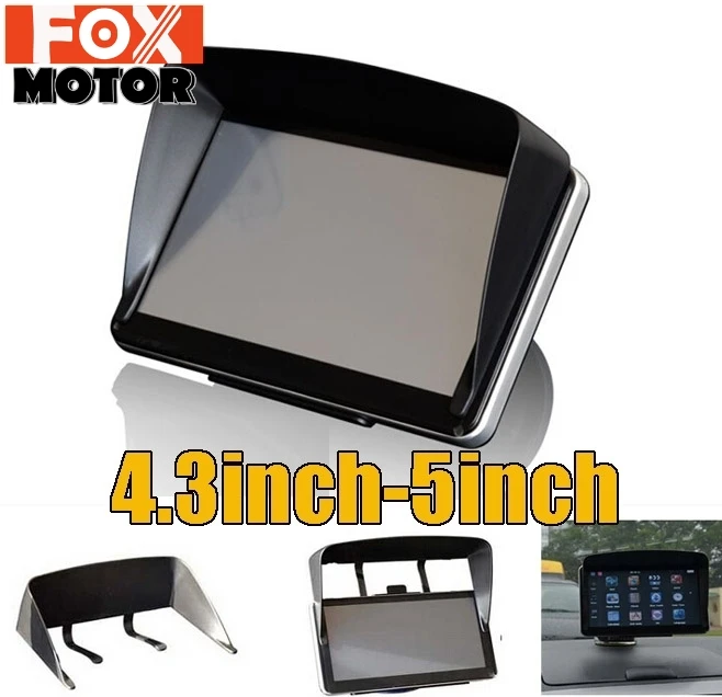 GPS Sun Shade Visor 5 inch Screen Shield for Garmin Nuvi 2450 2460LT 2460LMT 2595LMT 2555LMT 50 50LM 1450T 1450LMT 1490T 1490LMT