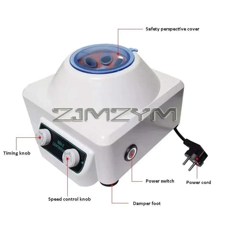 900-1S/900-2 Electric Laboratory Centrifuge Low Speed prp 4000RPM Speed Adjustable Practice Seperate Centrifuge Machine