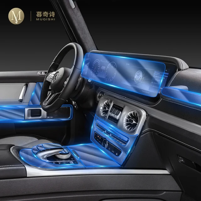 For Mercedes Benz G-Class W463 G350 G500 G63 2019-2023 Car Interior Center  console Transparent/Matte TPU Protective Anti-scratch - AliExpress