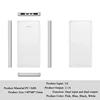 New 20000mAh Ultra Thin Portable Power Bank 20W Super Fast Charger Powerbank Dual Output Dual Input External Spare Battery Pack 5