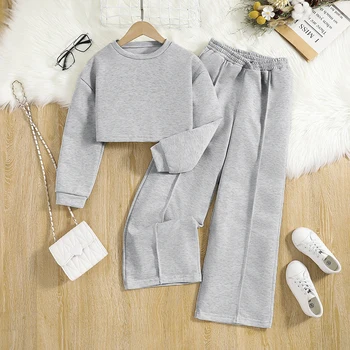 Cropped Top Pants Set 1