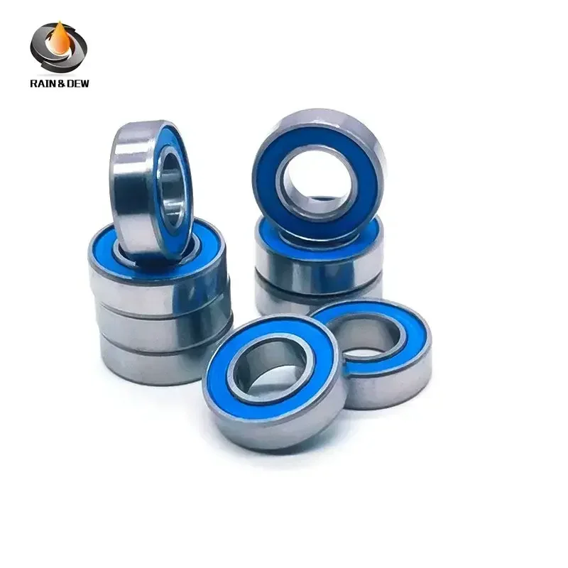 Ricambio Forcella Bici Kit Cuscinetti Per Perno Telaio MTB 222/223/224 - Sigillati, Resistenti, Colore Arancione Con Guarnizione Blu Arcanine 23 102