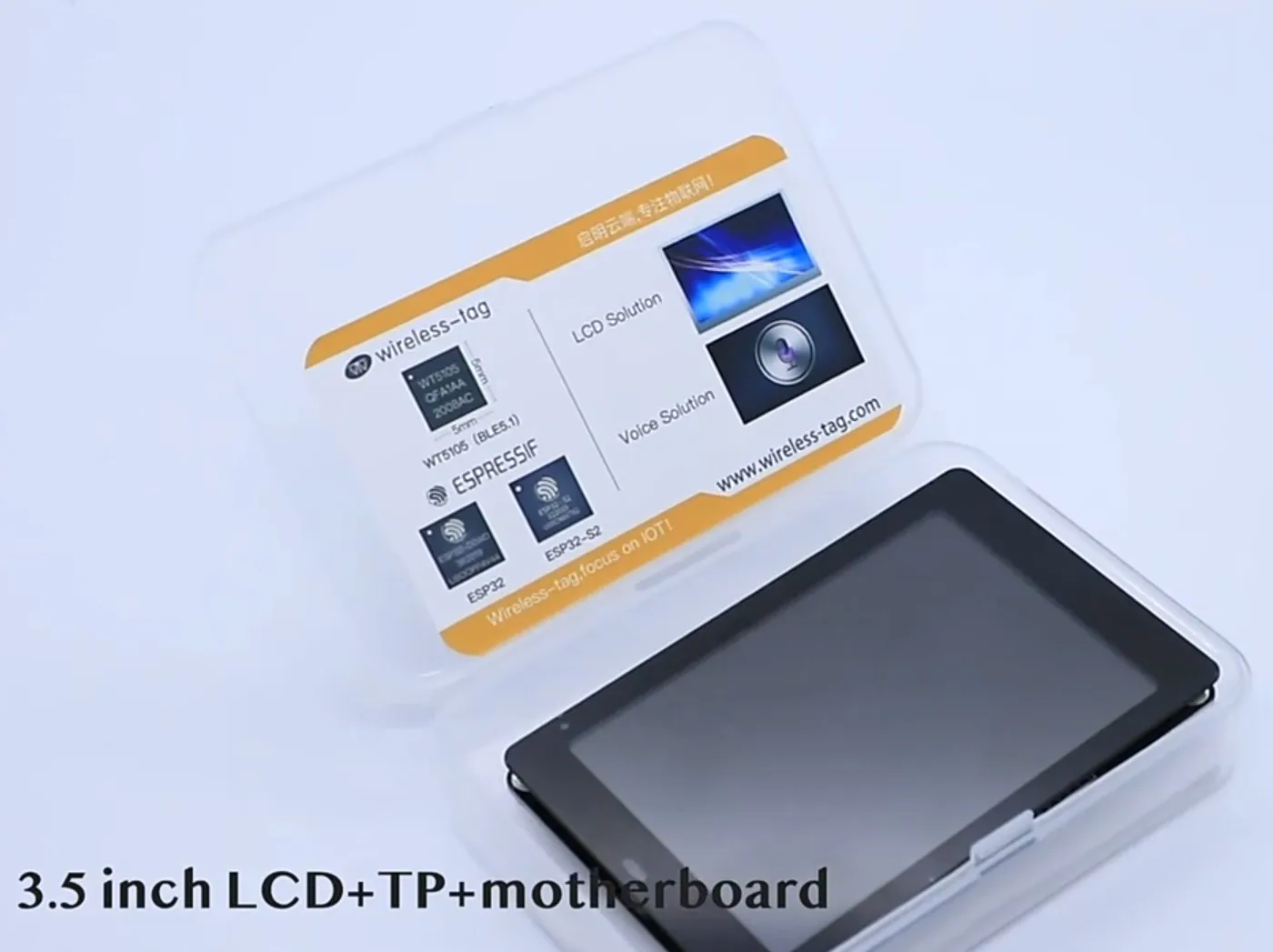 WT32-SC01 16 MB esp32 geliştirme kurulu 3.5 inç 320*480 esp32 lcd ekran HMI kurulu ile esp32 esp32wroverb modülü tabanlı