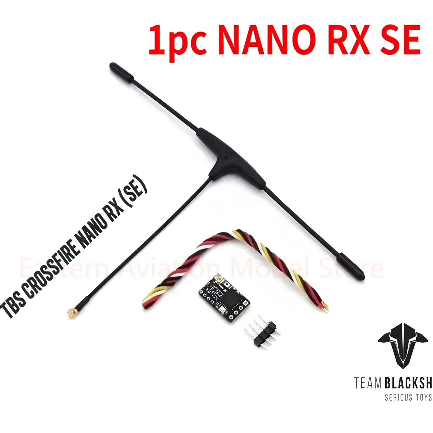 Connecteurs et ports du récepteur TBS Crossfire Nano RX Pro 500mW