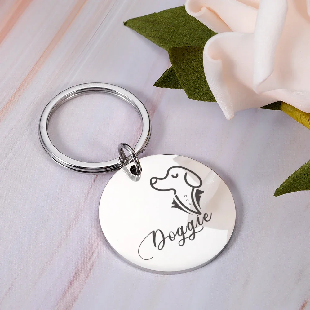 

Personalized Pet ID Tag Custom Pet Cat Dogs Name Anti-lost Tags for Kitten Dog Collar Nameplate Pendant for Dog Cat Accessories