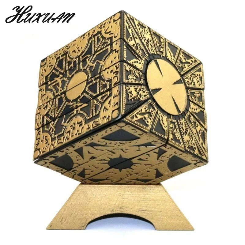 1:1 Hellraiser Puzzle Box Mobile Lament Horror Terror Figures Film Serie Hellraiser Cube Completamente Pinhead Prop Figurine Toy