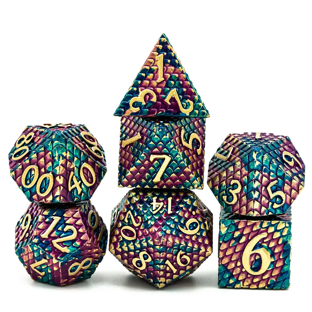 DND Dice Set 7Pcs D4-D20 Solid Polyhedral for Role Playing Game Pathfinder Board Games game dice,dice set