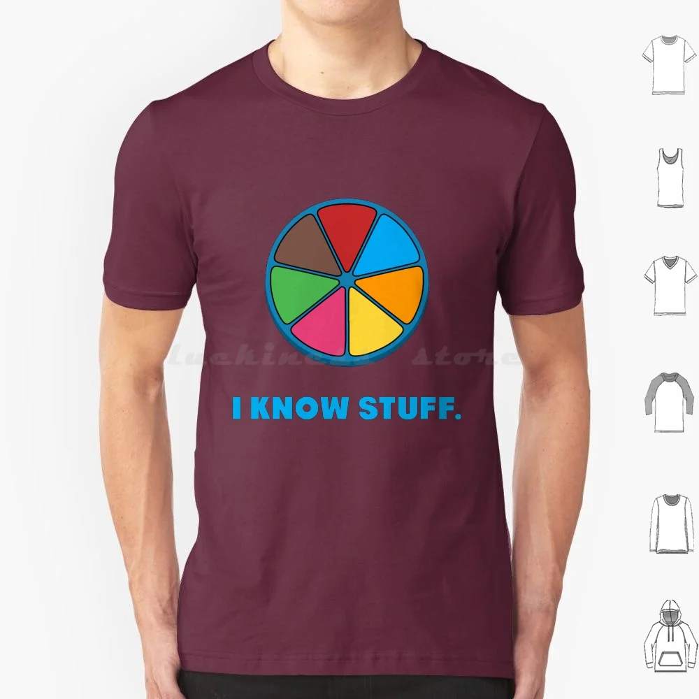 Trivial Pursuit I Know Stuff T Shirt Big Size 100% Cotton Trivia Trivial Pursuit Trivial Funny Pursuit Game Player Joke Humor