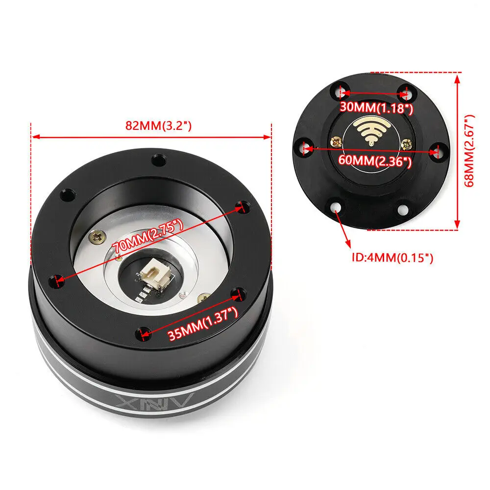 70mm Racing Simulator Steering Wheel Quick Release Adapter QR70 For MOZA Simagic