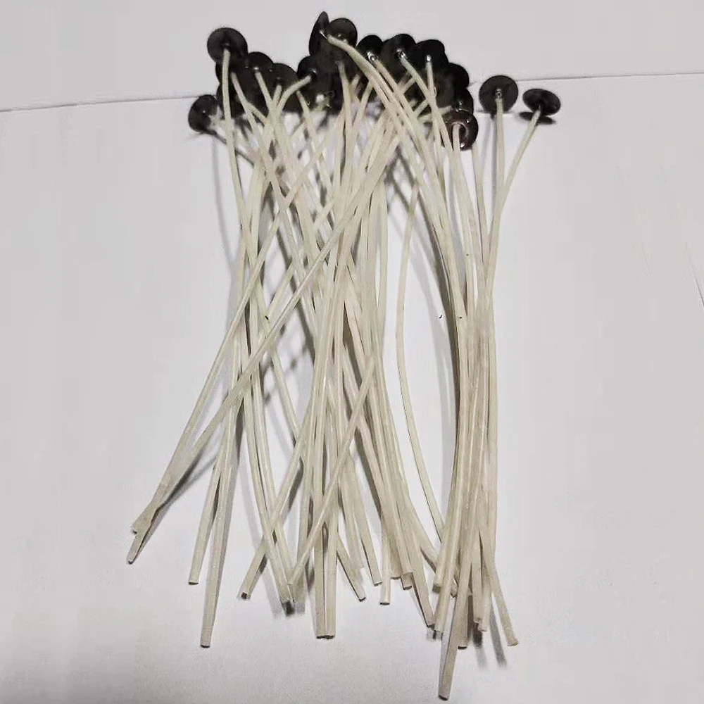 Candle Wicks Smokeless Wax Pure Cotton Core For DIY Candle Making Pre-Waxed Wicks Party Supplies
