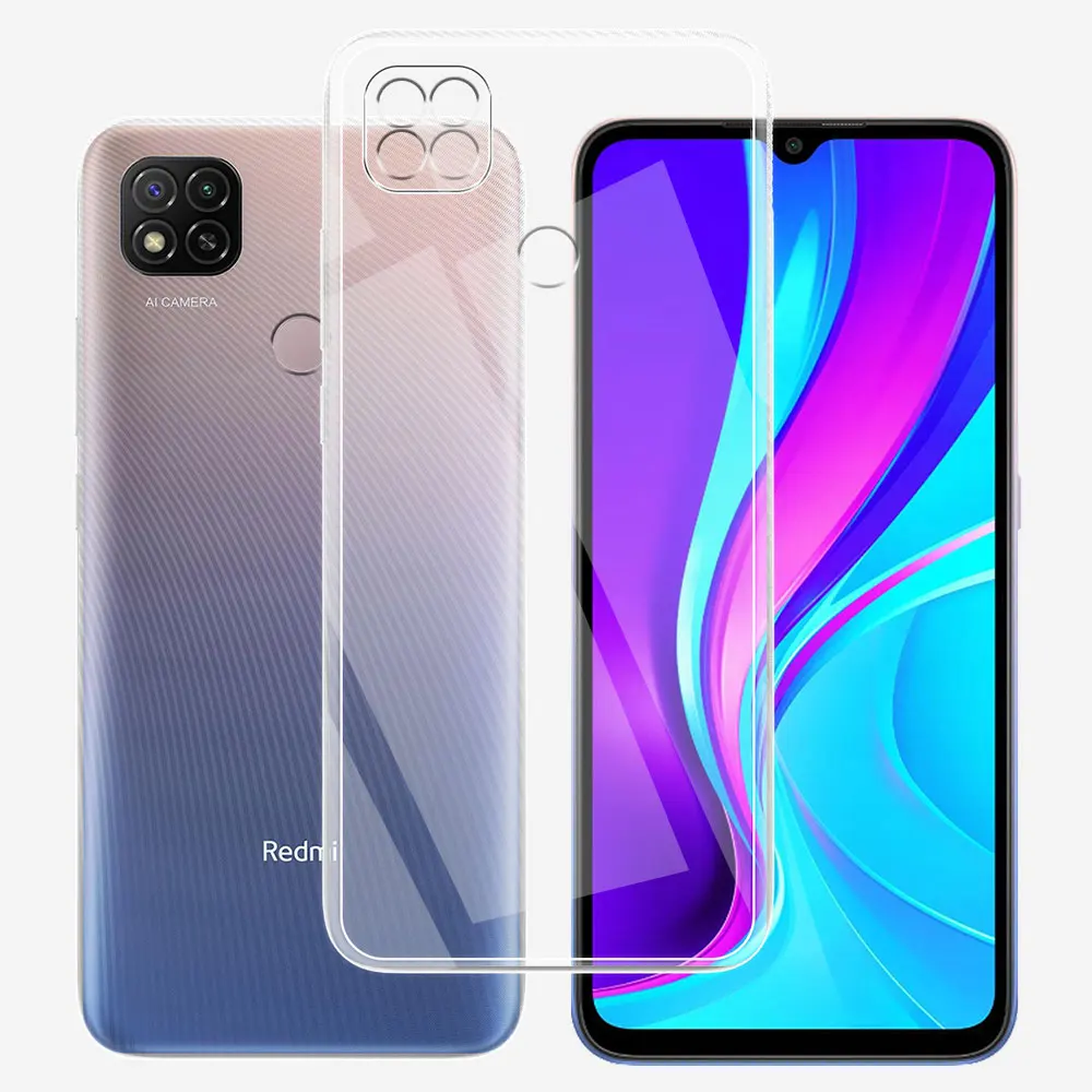 Per Xiaomi Redmi 9C Custodia In Silicone Trasparente Custodia Morbida In Tpu Per Redmi 9C Nfc Fundas Per Redmi 9C Nfc Coque Trasparente
