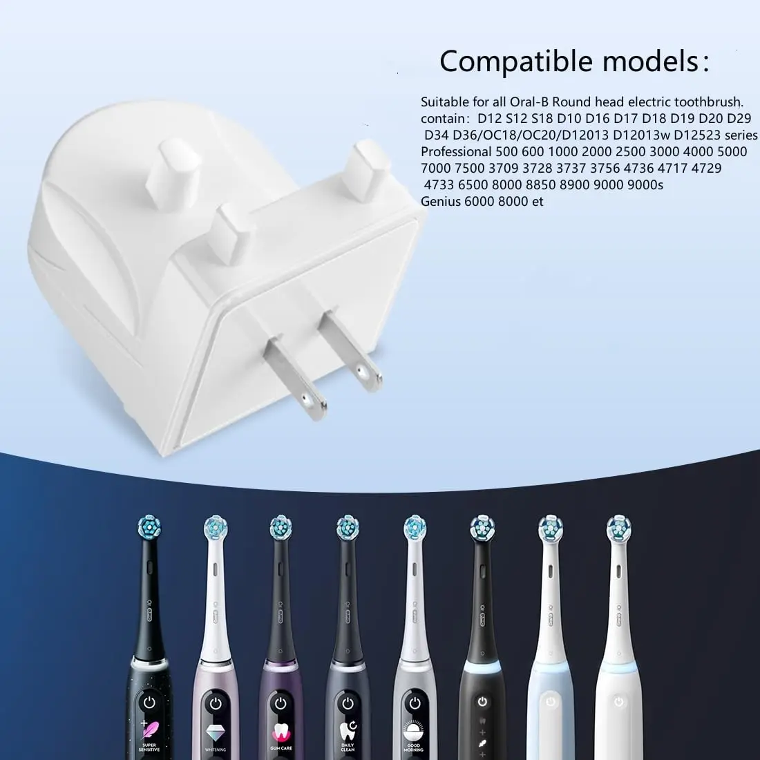 Oral-B Braun Electric Toothbrush Wall Charger Induction Charging Base Wall Waterproof