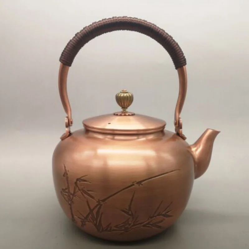 

8,26 китайский старомодный ручной работы Чайник из красной меди и чайник для вина