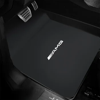 Tappetini auto anteriori e posteriori con fondo in gomma per Mercedes Benz Classe A B C E S V GLB GLC GLE SLK SLC