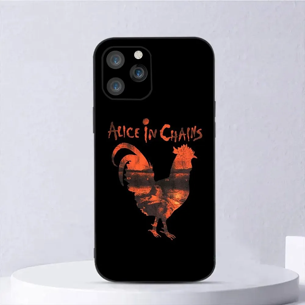Alice In Chains Soft Silicone Black Phone Case Cover