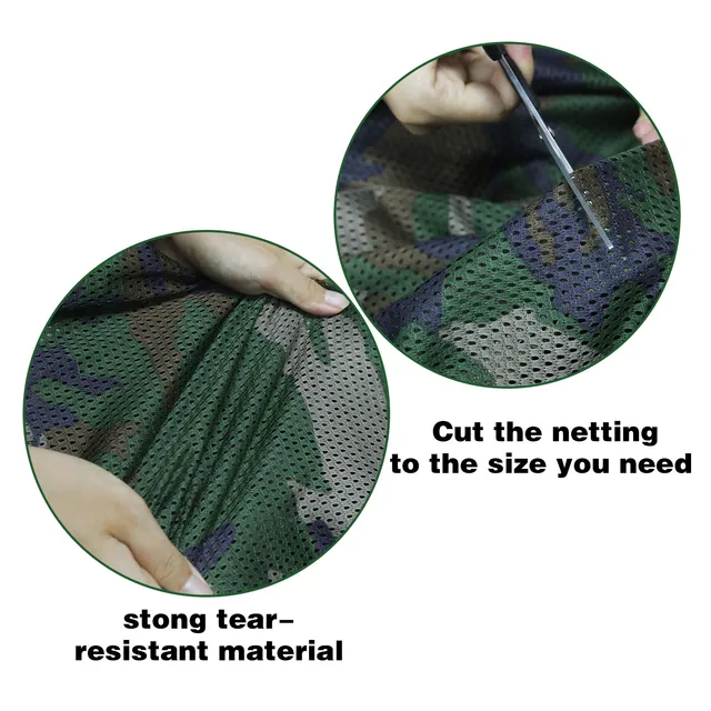 1,5 M Szélesség Egyszerű Álcázási Háló Napellenző Fedélhálószövet-Szövet Árnyéka Nettó Camo-Net Kültéri Udvari Dekoráció Borítás - Image 4
