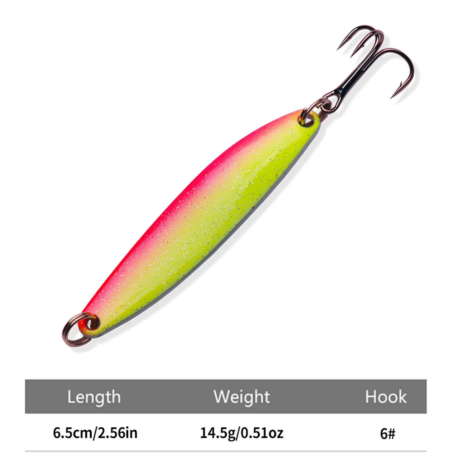 Fishing Spoon Lures & Baits Durable Hard Metal Spinner Baits for Bass Trout  Crappie Salmon MC889 - AliExpress