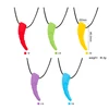 1ps Baby Silicone Teether Kids Chew Necklace Sensory Chewy Pendant Oral Motor Toys Therapy Tools for Autism ADHD chidren's goods 3
