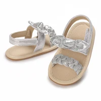 HAIZHIW Baby Cute Preschool Summer Sandals Gold Princess Casual Soft Rubber Sole Anti slip Single Shoes Girl's Walking Shoes 3