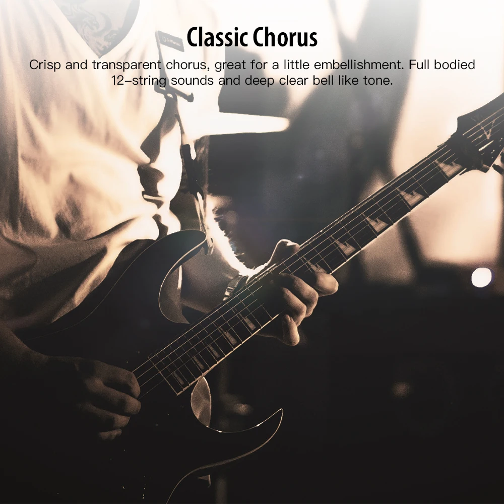JF-05 CLASSIC CHROUS Chorus Guitar Pedal Full Bodied Modulation Effect Deep-clea