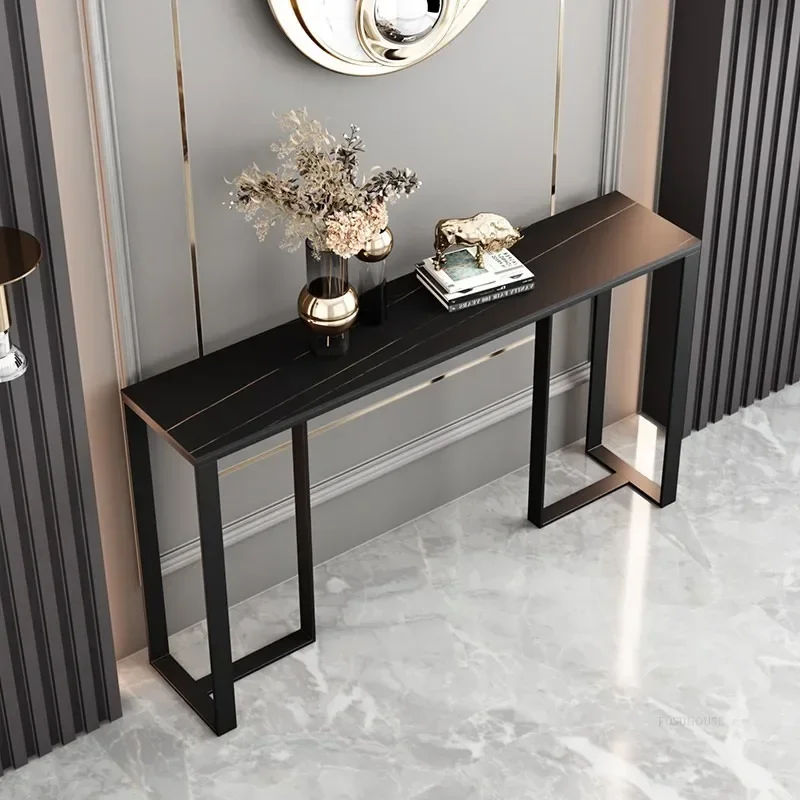 Italian Console Tables Minimalist Corridor Decoration Entryway Tables Home Furniture Living Room Luxury End View Table k