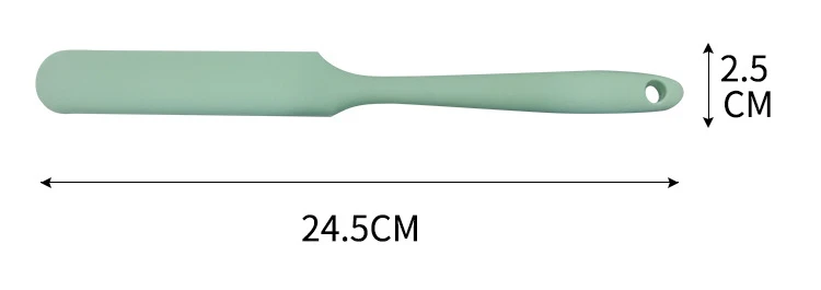 Description Picture 6 of itemSoft Long Handle Silicone Cake Spatula Pastry Blenders Chocolate Cream Scraper Non-stick Cookie Cutter Kitchen Baking Tools