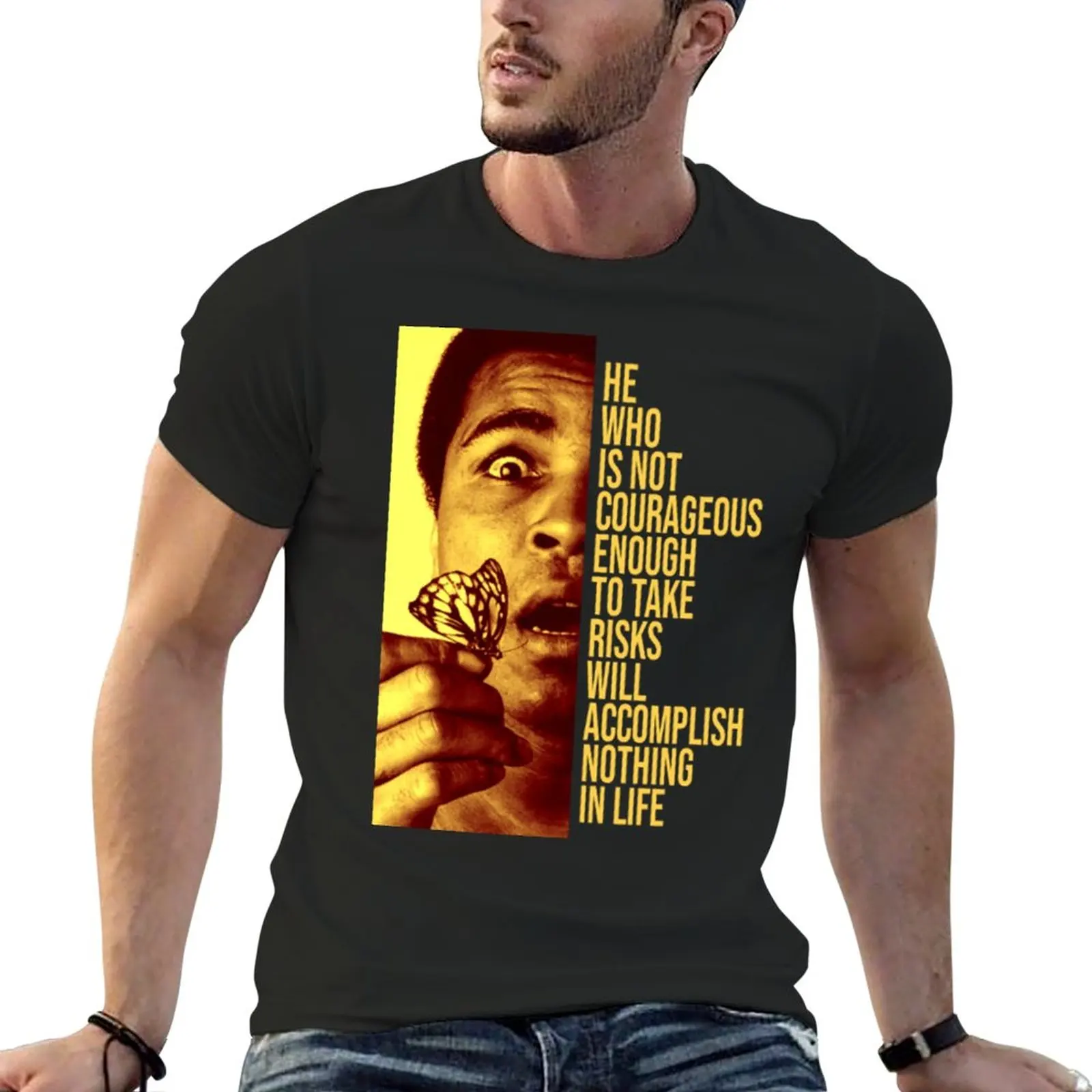 

Muhammad Ali boxing legend T-Shirt customs korean fashion plain blacks Men's cotton t-shirt