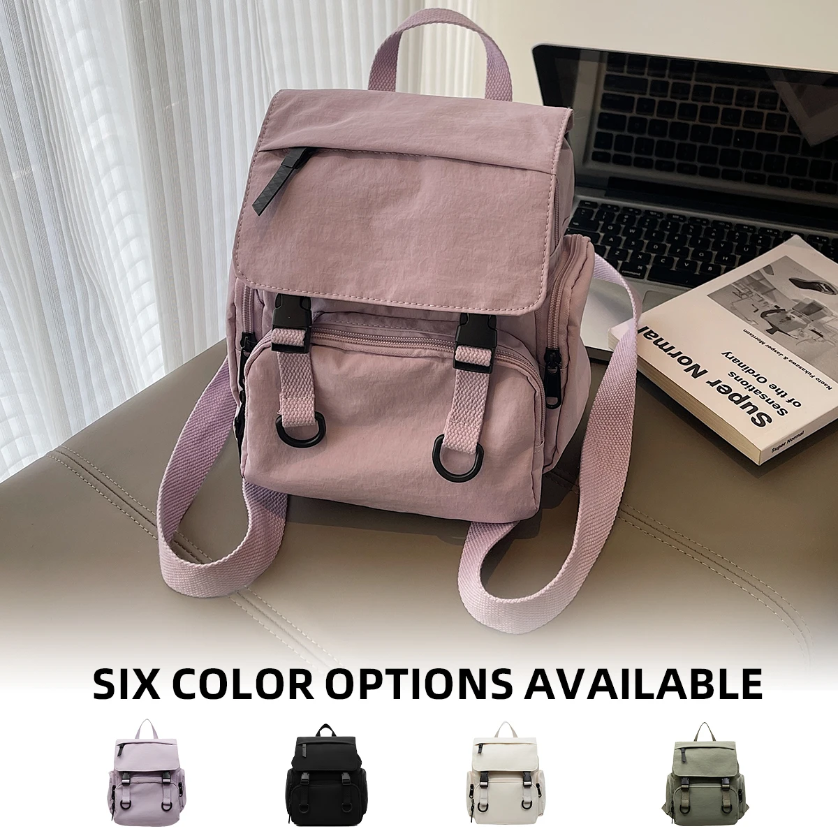 Multifunctional Shoulder Bag, Women's Backpack, Handbag, Crossbody Bag, Travel Lightweight Backpack, Gift, Hiking Bag, Trekking Camping Student Class Breakfast Bag