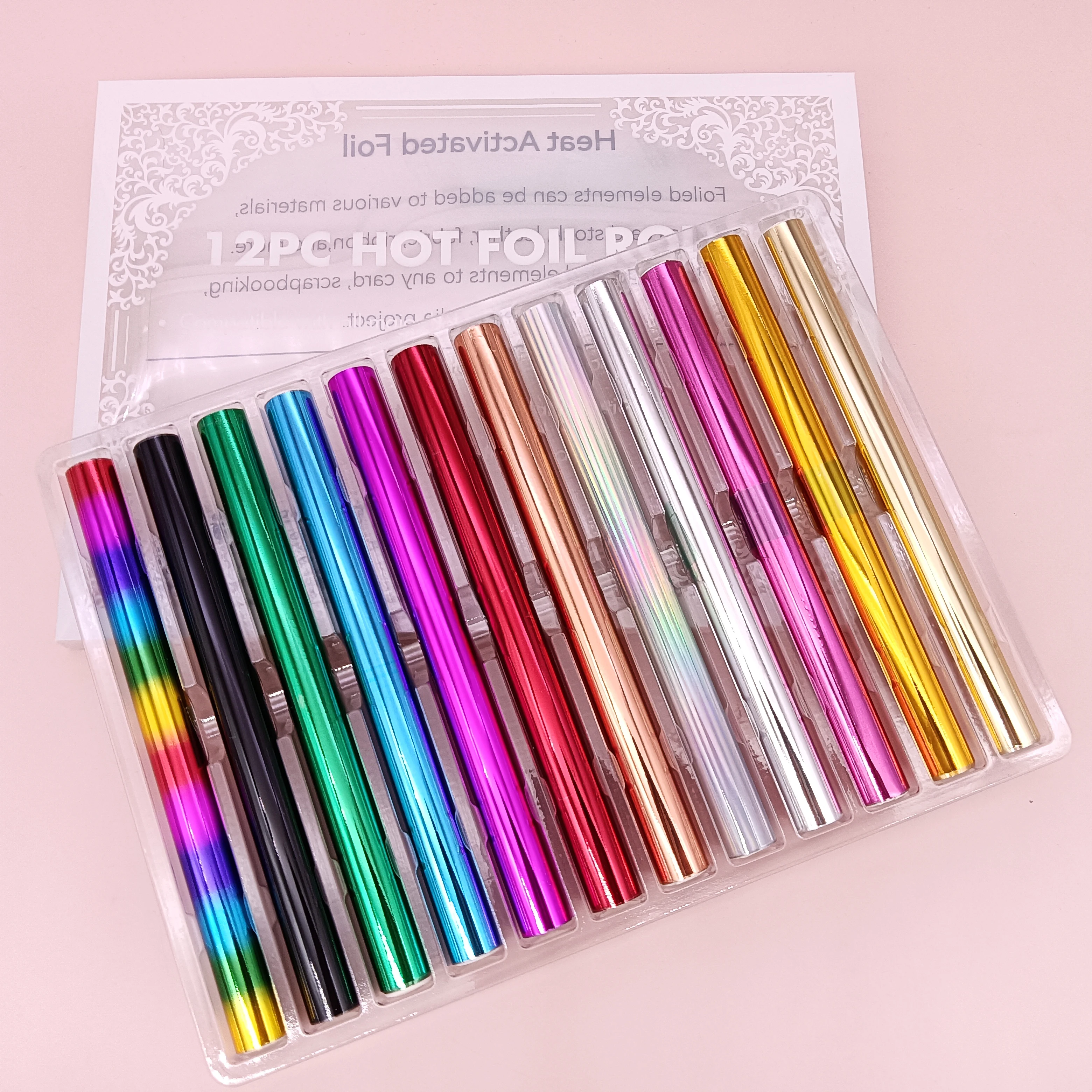 3MX15CM Heat foil Hot Foil Rolls Hot Stamping Foil Paper Holographic Heat Transfer DIY Crafts