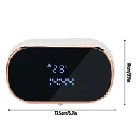 เครื่องจ่ายสบู่อัตโนมัติแบบติดผนัง ความจุขนาดใหญ่ เครื่องจ่ายสบู่เซ็นเซอร์แบบชาร์จไฟได้แบบไม่ต้องสัมผัสพร้อมหน้าจอ LED, สมาร์ทอิเล 6