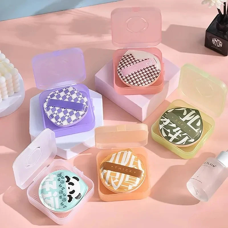 Portable Cosmetic Makeup Case: Empty Air Cushion Puff Box