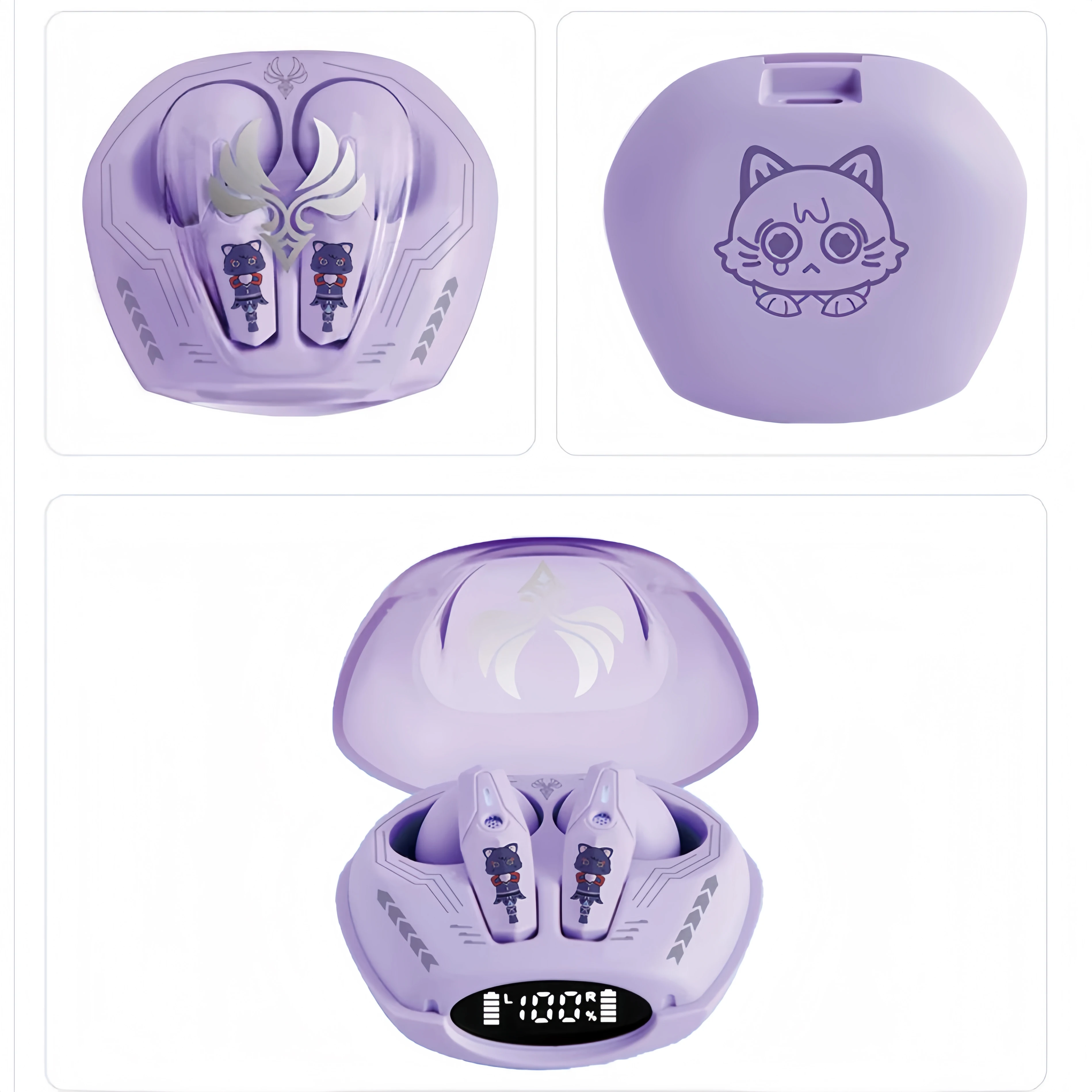 原神インパクト放浪者スカーミッシャーニャー TWS イヤホンワイヤレス