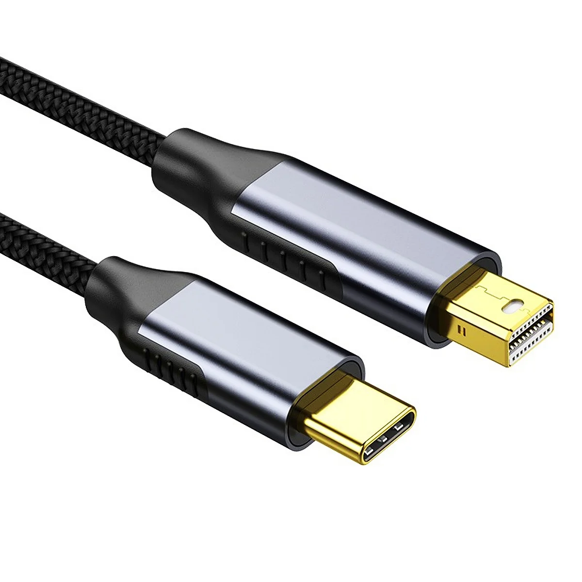 맥북 에어 프로 미니 디스플레이 포트 케이블 어댑터, 8K USB C 타입 to 미니 DP 디스플레이 포트, 썬더볼트 비디오