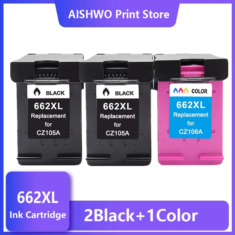 

Replacement Ink Cartridge For HP662 662XL 662 For HP Deskjet 1015 1515 2515 2545 2645 3545 4510 4515 4516 4518 printer