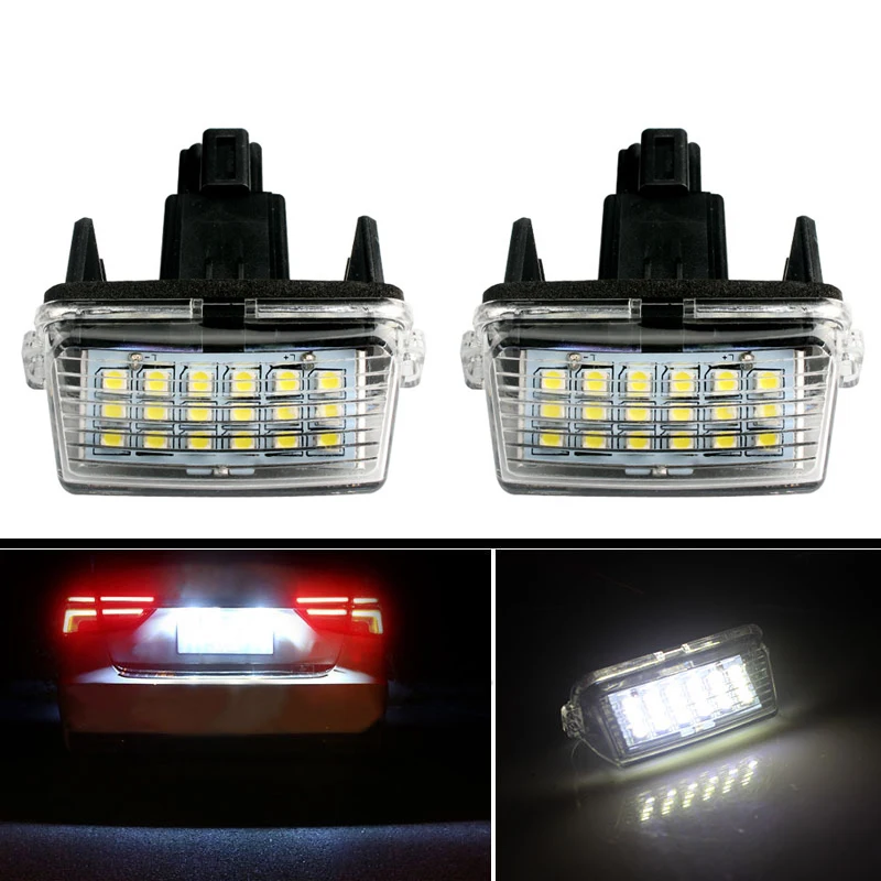 

2 шт., CANbus для Toyota Yaris/Vitz Camry Corolla Prius C Ractis Verso S светодиодный номерной знак