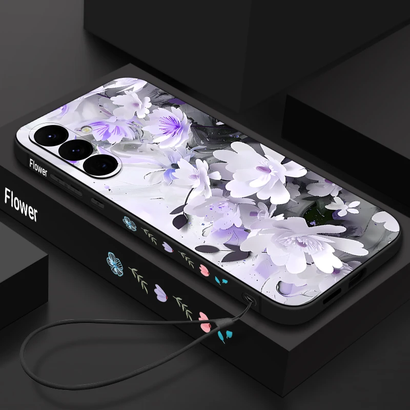 Creative Flower Lanyard Phone Case - Ultra Soft Cover