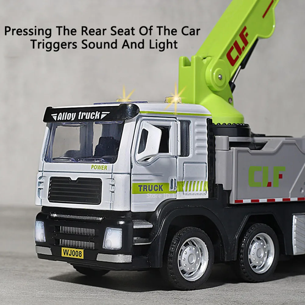 لعبة شاحنة رش للأطفال، مصنوعة من المعدن المصبوب، م...