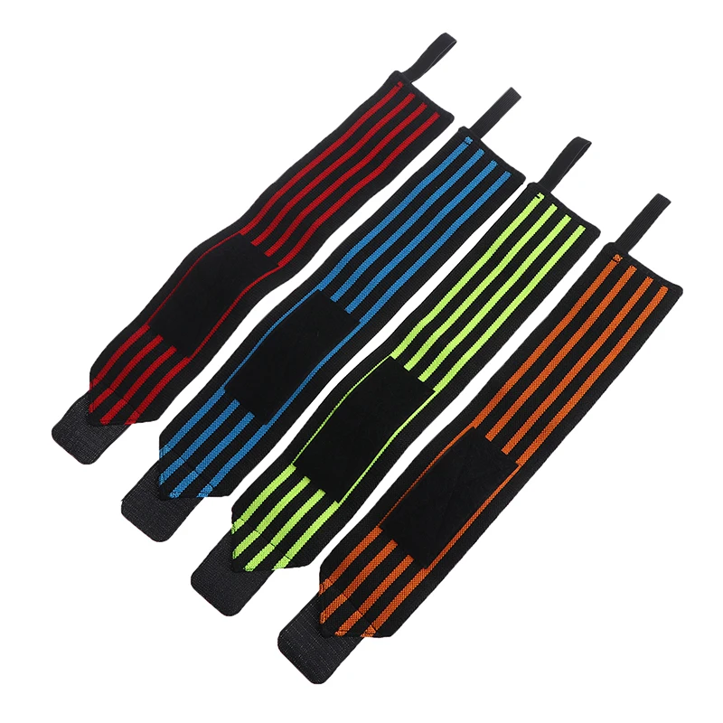Fitness Wristband Strap Weight Lifting Push Up Power Winding Wristband Sweat Absorption Power Band Hard Pull Wrist Protection
