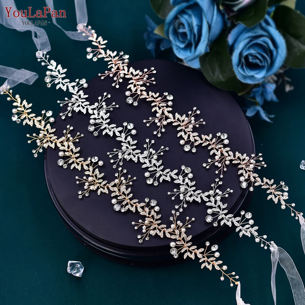 TOPQUEEN SH233 Shiny Crystal Wedding Dress Belt Rhinestone Bridal Sash Formal Dress Alloy Leaves Woman Belt for Evening Gown bridal waistband bridal dress decoration