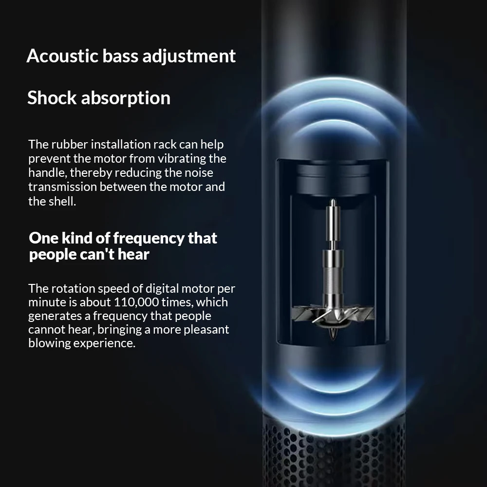 Electric Ionic Hair Dryer High Speed Bladeless HairDryer Negative Ion Professional 5 in 1 Blow Super Leafless Hair Dryer 5 Electric Ionic Hair Dryer High Speed Bladeless HairDryer Negative Ion Professional 5 in 1 Blow Super Leafless Hair Dryer 5