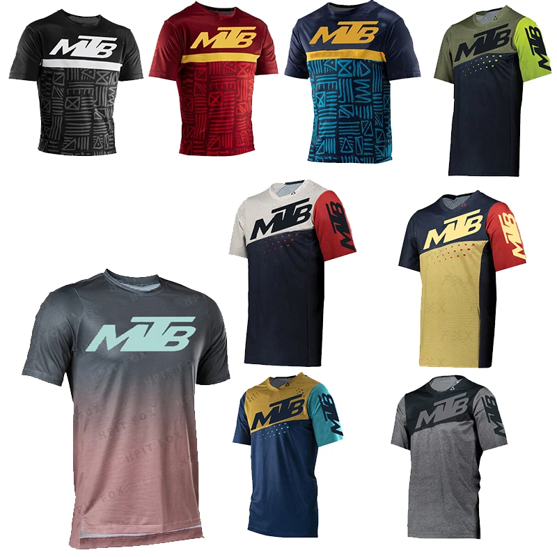 2025 Motocross Mountain Enduro Bike Clothing Bicycle Moto Downhill T-shirt Women Men Cycling Jersey MTB Shirts BMX