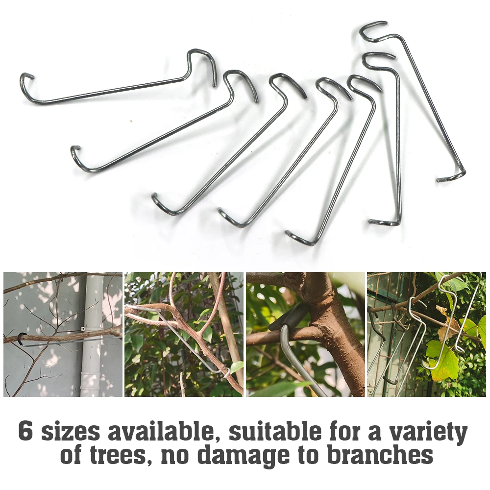 Plant Clips 5-20Pcs Branch Spreader Metal Fruit Tree Branches Holder Twig Puller for Garden Farm Planting