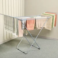 Clothes Drying Rack | Stainless Steel Laundry Drying Rack | Foldable Drying Racks with Gullwings | Indoor & Outdoor Use 1