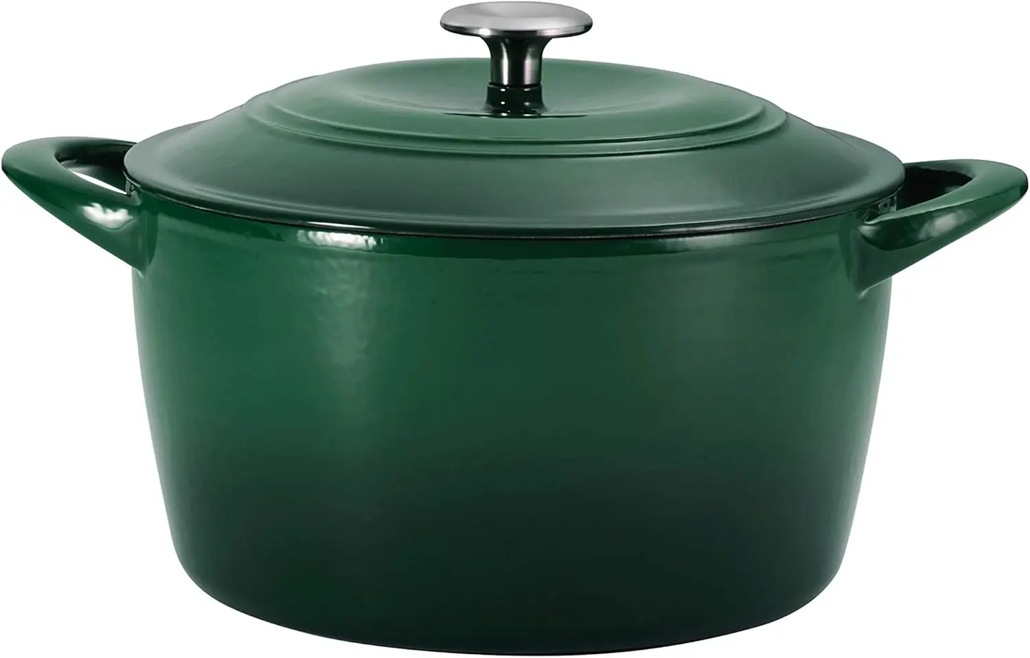 NEW 7 Qt Enameled Cast Iron Covered Tall Round Dutch Oven (Basil)