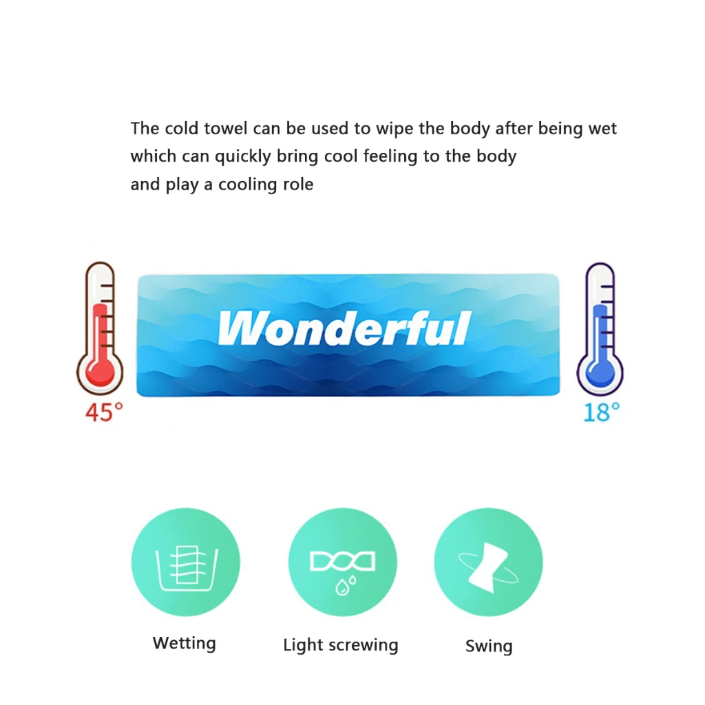 Quick Drying Towel Breathe Cold-feeling Towel Sweat-absorbent Towel For Sports Fitness Running Gym Yoga Soft Microfiber Towel 2