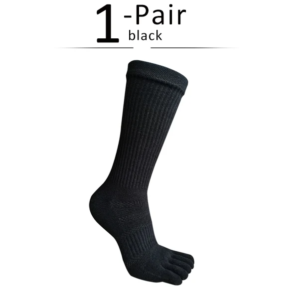 Adam 5 Parmak Çorap Uzun Sıkıştırma Ter Emici Spor Maraton Yürüyüş Açık Basketbol Buzağı Ayak Spor Çorap
