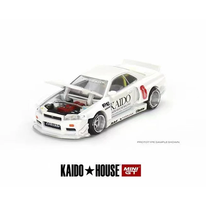 Мини GT Kaido house Nissan Skyline GT-R (R34) 1:64 металлическая