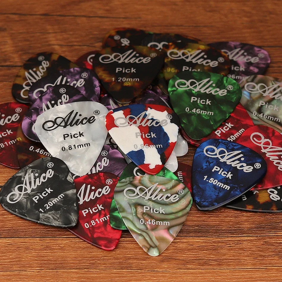 Professional Alice Ap-12a 12pcs/lot Pearl Celluloid Guitar